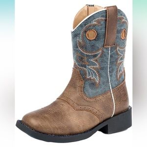 Roper Toddler 8- Boys’ Daniel Distressed Square Toe Boots- Style09-017-1224-2201